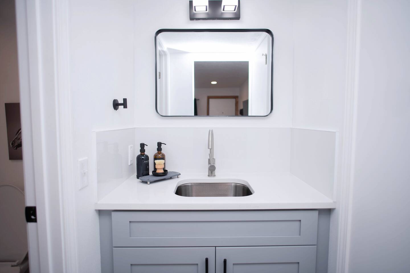 Comfortable bedroom in extended stay apartment Mt. Sterling